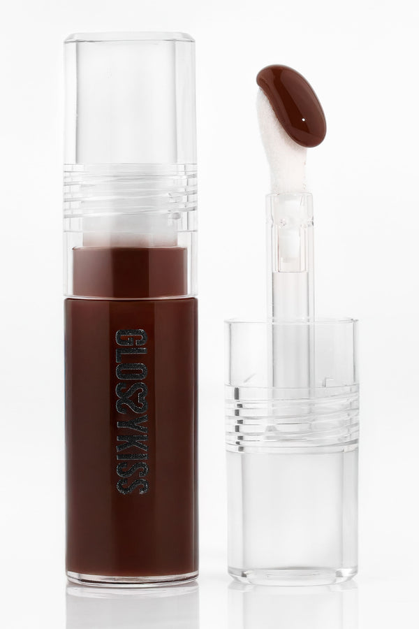 Блиск для губ GlossyKiss MOCHA MOUSSE шоколадний нюдовий відтінок