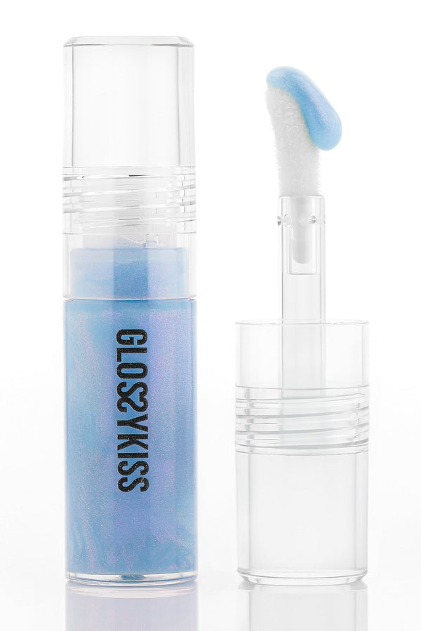 Блиск для губ GlossyKiss LUNARIA ніжно-блакитний відтінок