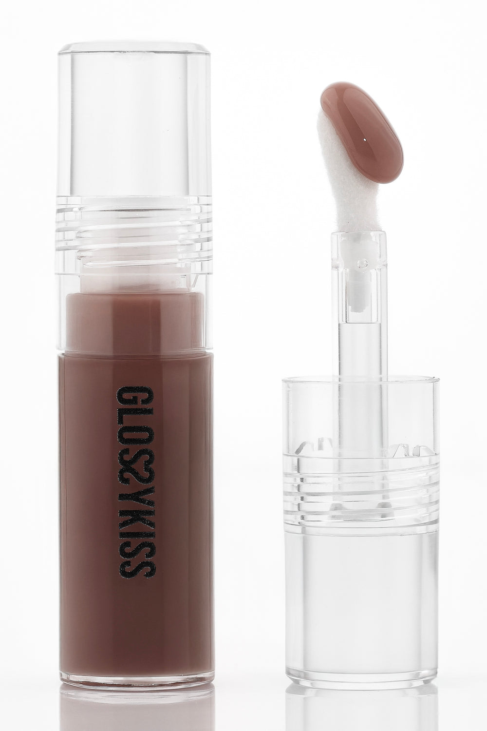 Блиск для губ GlossyKiss LATTE NUDE нюдовий кавовий відтінок