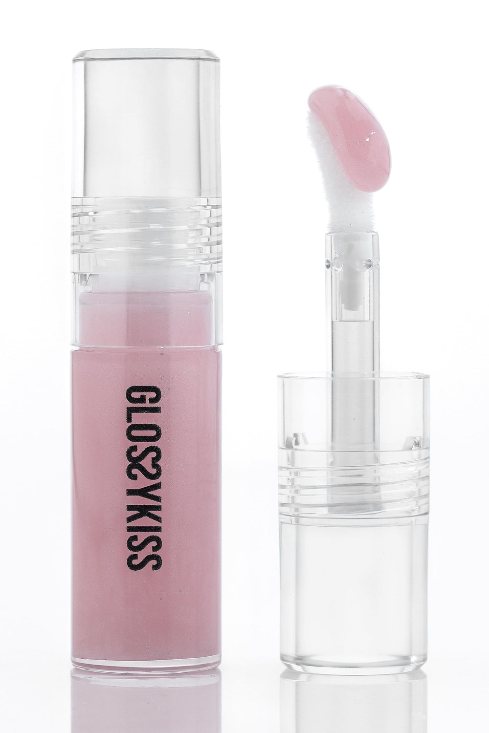 Блиск для губ GlossyKiss BIRTHDAY CAKE ніжно-рожевий із сяйвом
