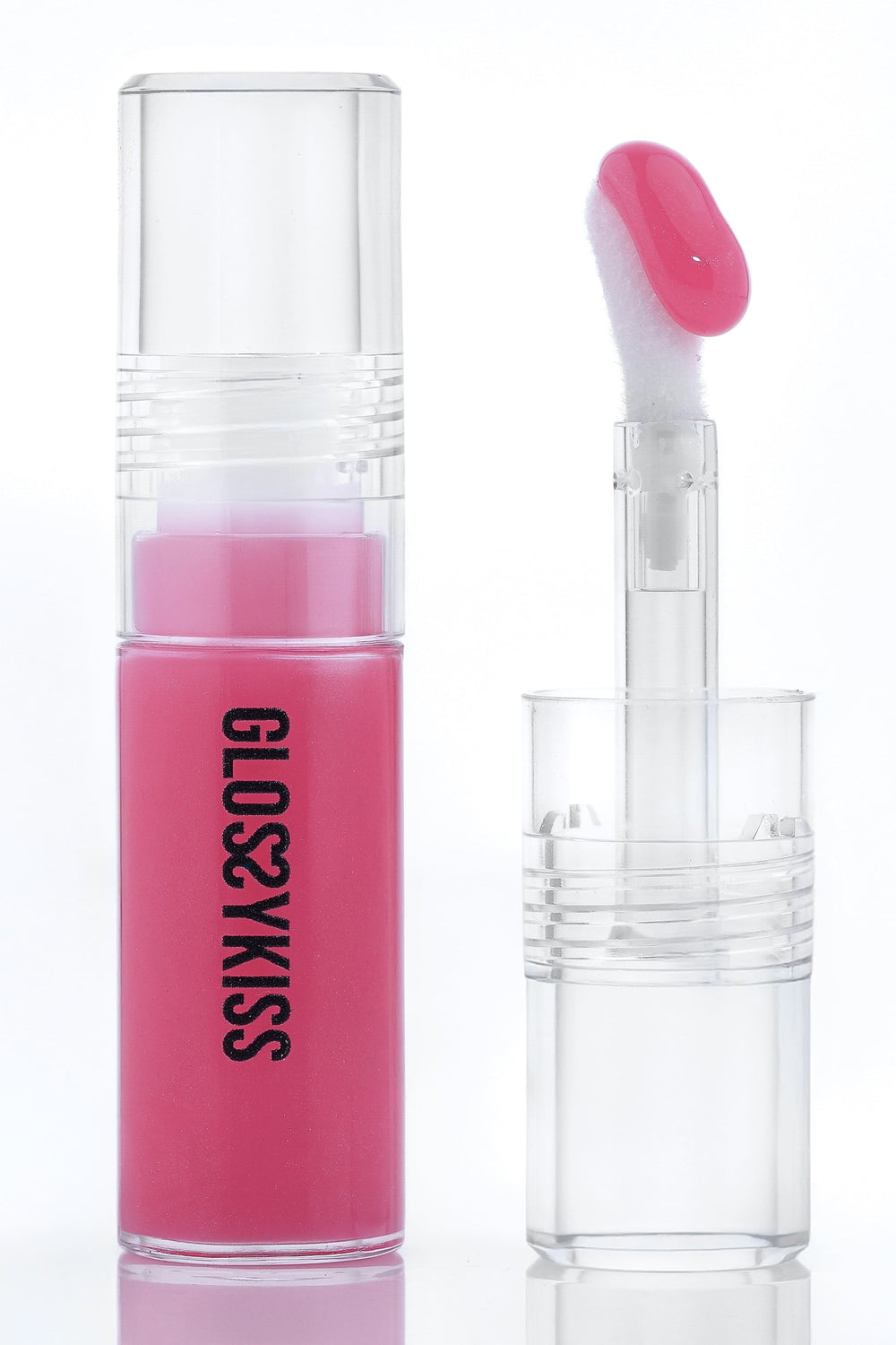 Блиск для губ GlossyKiss COTTON KISS яскраво-рожевий відтінок