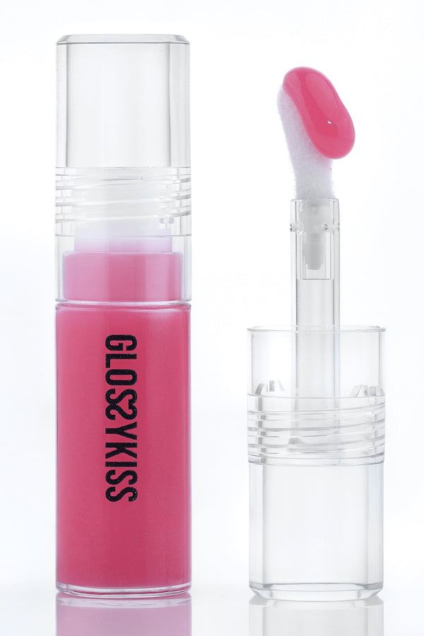 Блиск для губ GlossyKiss COTTON KISS яскраво-рожевий відтінок